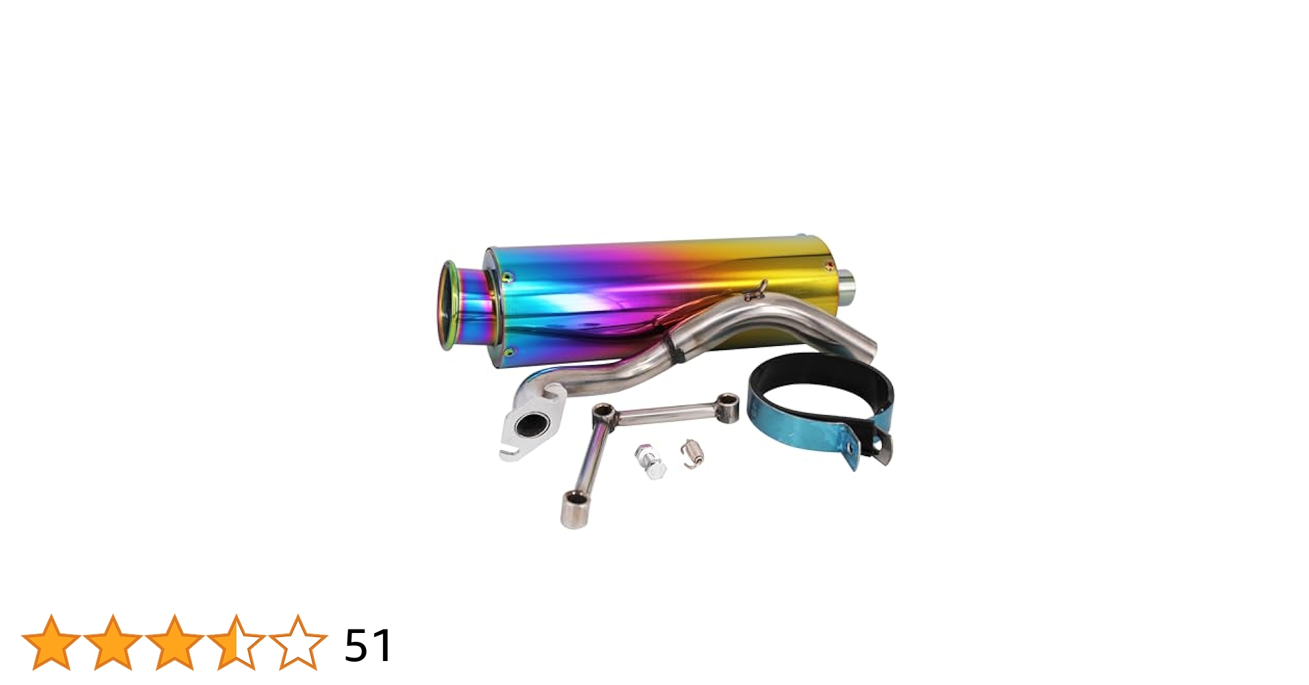 Amazon.co.jp: leihuo マフラー適用 ライブディオ Dio ZX 50 SR