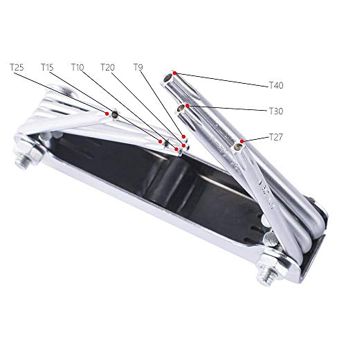 N M Z Folding-up Star Key Set 8 Pieces