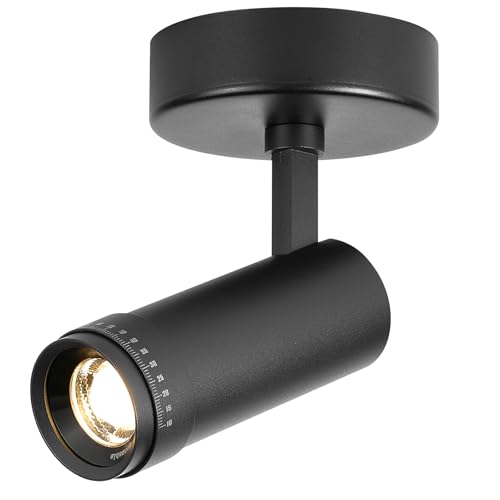 Image of 20W LED Zoomable Ceiling Spot Lights, 3000K Dimmable Spotlight Indoor,Black