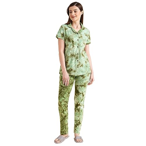 Image of Sweet Dreams OCW-3054 Bossa NOVA Green Pyjama Set