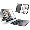ESR for iPad Air 13″ (M3/M2) 2025/2024 Case with Keyboard, Magnetic Detachable Keyboard, Portrait/Landscape Modes, Large Click-Anywhere Trackpad, Backlit Keys, Shift Series, Dark Gray