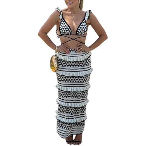 FeMereina Women's Knitted Summer Outfit Set Cover