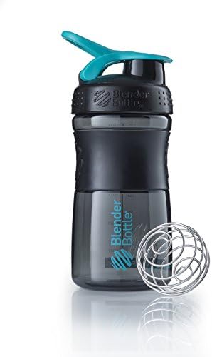 BlenderBottle Mikser sportowy Tritan Shaker/Protein Shaker/butelka na wodę/shaker dietetyczny (28oz / 820 ml) - czarny/zielony