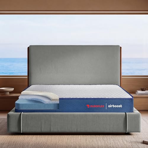 Image of Duroflex Duropedic LiveIn Airboost 2.6 Mattress |3X Breathable |30% Deeper Sleep |Medium Firm Orthopedic Mattress |NHA Approved |6 Inch, Queen Size Bed Mattress |10 Years Warranty (78x60x6 Inch)