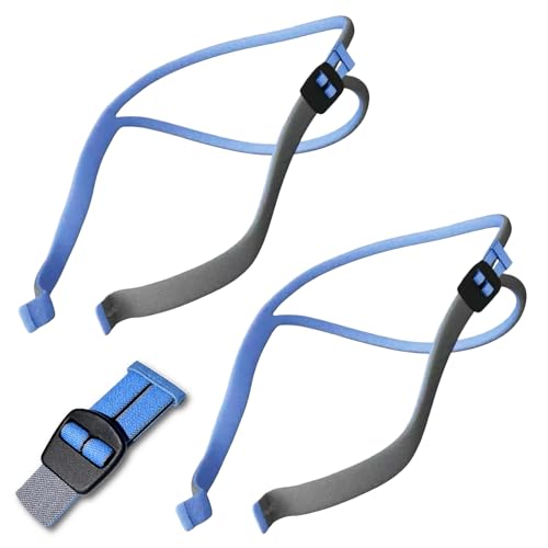 2-Pack P10 Headgear Strap Replacement for AirFit P10 Nasal Pillow CPAP Mask Durable Elastic Strap Adjustable Design Reliable CPAP Mask Accessory for Long - Upgraded Version