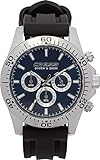 Cressi Nereus Watch Reloj Cronógrafo Submarino Profesional 200 m / 20 ATM, Plateado/Azul, Uni