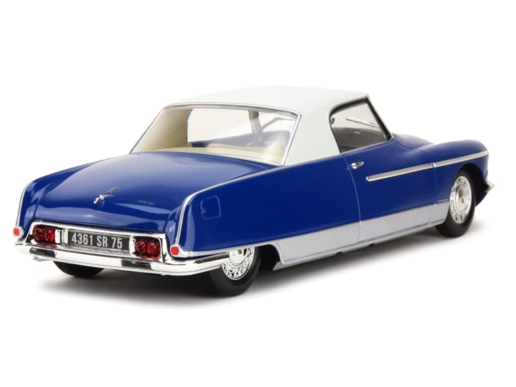 - Miniature car 1/18 compatible with CITROEN DS Chapron Le Dandy - with cream colored roof and bright lights - 180101 - Image 4