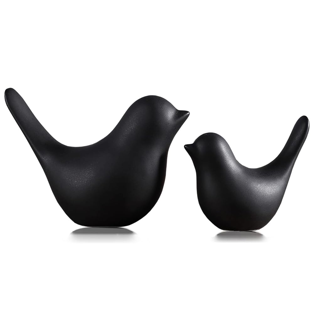 Vjsujehgy Small Animal Statues Modern and Simple Bird Ornaments for Desktop for Bedroom Decoration