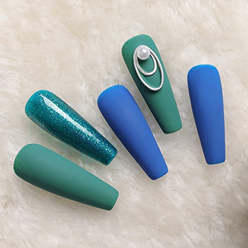 AILLSA UV Gel nagellak set 6 * 8ml Emerald Royal Blue kleuren Gel Naakt Glitter Soak Off UV-LED Gel nagellak Gel Nail… - Afbeelding 4