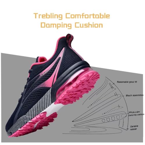 Womens Running Shoes Non Slip Tennis Walking Shoe Women Mesh Cushion Sneakers for Gym Workout Sports3