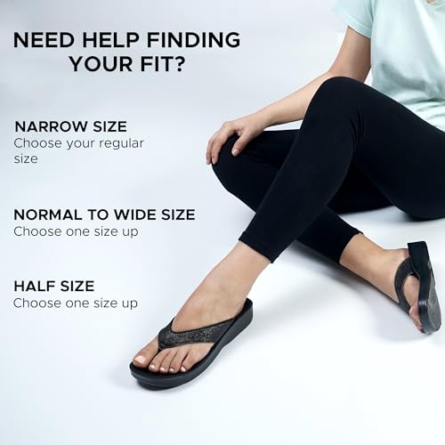 AEROTHOTIC Slip On Recovery Footwear Plantar Fasciitis Flip Flops for Women Yoga Mat Outdoor Walking Beach Ladies Arch Support Summer Thong Dressy Casual Sandals Comfortable Vacation Essentials3