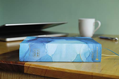 Nrsv, Artisan Collection Bible, Cloth Over Board, Blue, Art Gilded Edges, Comfort Print #TOP6