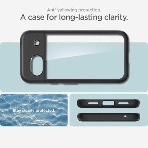 Image of Spigen for Pixel 8a Case, Ultra Hybrid[Anti-Yellowing] [No Magnet Ring] - Matte Black
