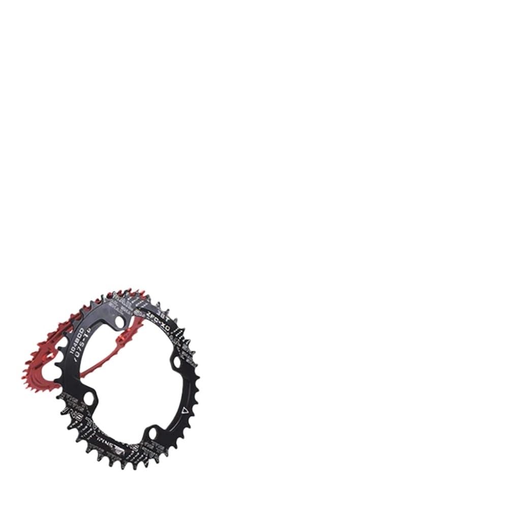 Monocorona MTB Rotondo 104BCD Corona Larga 32T 34T 36T 38 Denti Guarnitura Bicicletta 104 BCD Monoplate Bike Plate