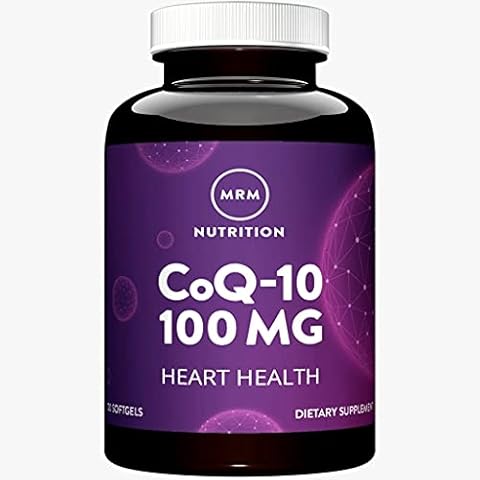 MRM Nutrition COQ-10 100mg | Naturally derived | Heart Health | Antiodidant | Enhanced Bioavailability | Gluten-Free | 120 Servings Cover