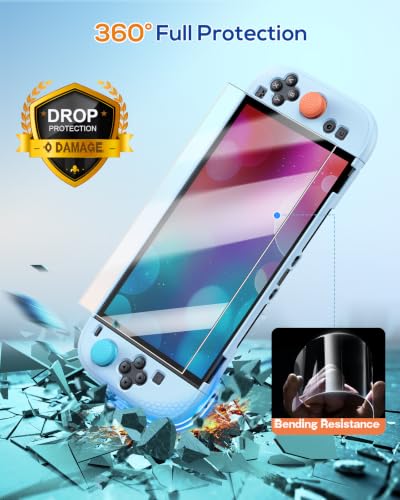 Image of WAXITY Dockable Protective Case for Nintendo Switch 2 (Light Blue)