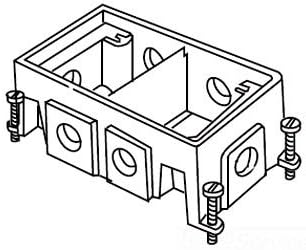 Legrand Wiremold Cable & Cord Management, OmniBox™ Two-Gang Cast-Iron Floor Box, 880CS2-1