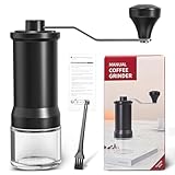 Moedor de café manual moedor de café em aço inoxidável portátil capa