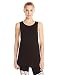 PL Movement by Pink Lotus Women's Circle Mesh Back Tank High Neck Tee Shirt Top