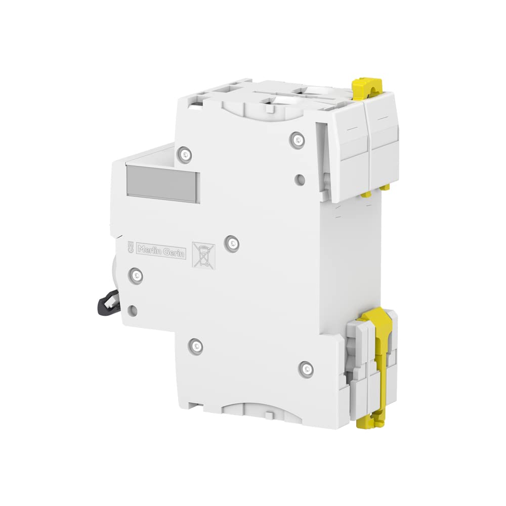 Schneider Electric a9 F75220 IC60 N Acti9 Leitungsschutzschalter, Krümmung D, 2P, 85 mm Höhe x 36 mm Breite x 78.5 mm Tiefe, 20 A Strom, 50/60 Hz, Weiß