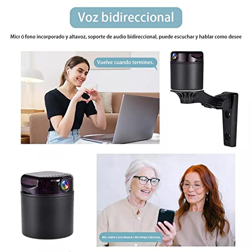 Monitor de bebê - Câmeras WiFi internas de 360 ​​graus para segurança residencial - Monitor de bebê