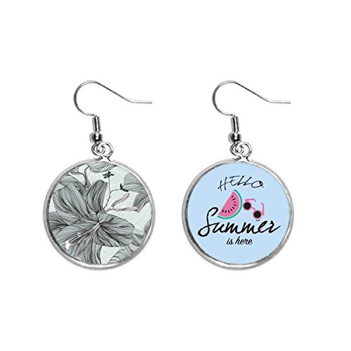 Pendientes de sandía y planta Lily ideales para evitar lóbulos rasgados