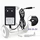Massagegerät-Ladegerät-Adapter, 100-240 V Tragbarer Kunststoff-Massagepistolen-Adapter Massagegerät-Ladegerät-Adapter Professionelle Massagegeräte Salon- und(Europäischer Standard 25,2 V)