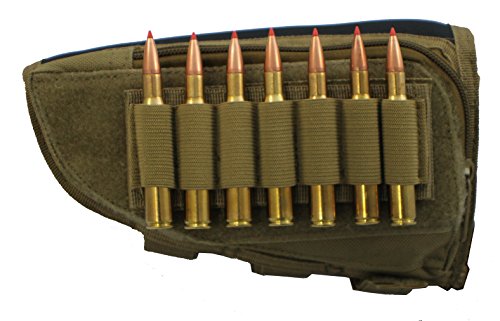 Fox Outdoor Products Rifle Butt Stock Cheek Rest, Olive Drab, 8 x 4.5 Fox Outdoor Products Rifle Butt Stock Cheek Rest, Olive Drab, 8" x 4.5"