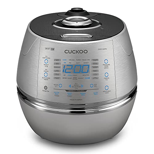 CUCKOO-CRP-CHSS1009FN-Induction-Heating-Pressure-Rice-Cooker-10-cups-Metallic
