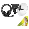 Parabolic Microphone Monocular, Sound Amplifier Spy Ear Bionic Listening Device, Long Range Listening Device Up to 300 FT 8X Magnification