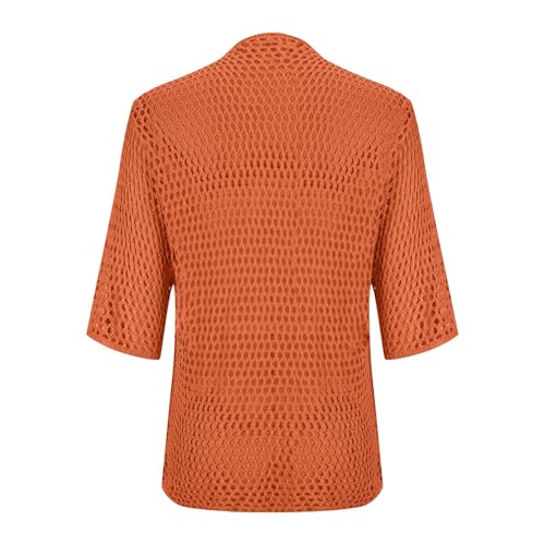 Vintage Star Knit Crochet Sweater Tops Casual Round Neck Long Sleeve Tunic Tops Y2k Grunge Streetwear Jumper Blouse3