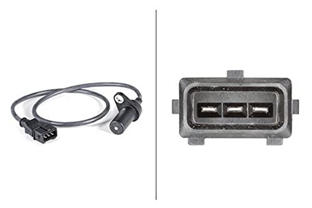 HELLA 6PU 009 146-121 Sensor, crankshaft pulse - 12V - 3-pin connector - Cable: 615mm