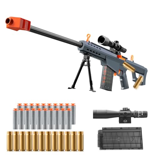 Bsyzyani Soft Bullet Toy Gun Dart Foam Pellet Blasters Shell ejecting Shotgun...