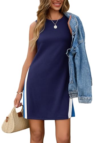 Image of Sampeel Dresses for Women 2025 Casual Summer Sundresses Sleeveless Tank Dress Fashion Outfits