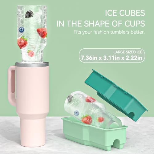 Bandeja de Hielo de Silicona Verde para Stanley Cup 40 oz miniatura 2