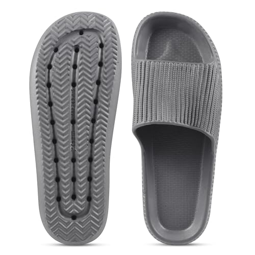 Image of ATHREE Slippers for Man Soft Slides for men | Waterproof Flip Flops with Anti-Skid Sole | Indoor Outdoor Bathroom mens Chappal | Slip-On|Sleepers for men Casual Daily USe | Sliders Pack of 1