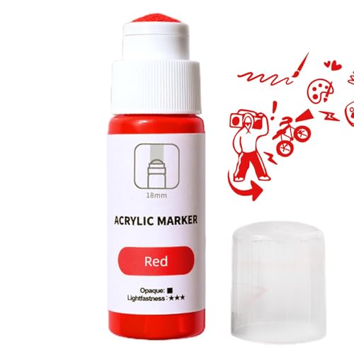 �O���t�B�e�B���b�v ���� 18mm �y���� �A�N�����}�[�J�[ | �i�v�h�� 60ml �O���t�B�e�B�p�i �^�O�t��/�`��/����/�K���X/��/�؍ނւ̃y�C���g��