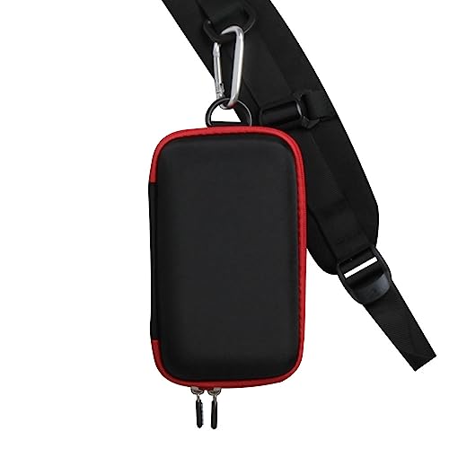 Hard Travel Case for Ekrist/LanLuk Portable Charger Power Bank 25800mAh (Black + Red Zipper) - Image 7