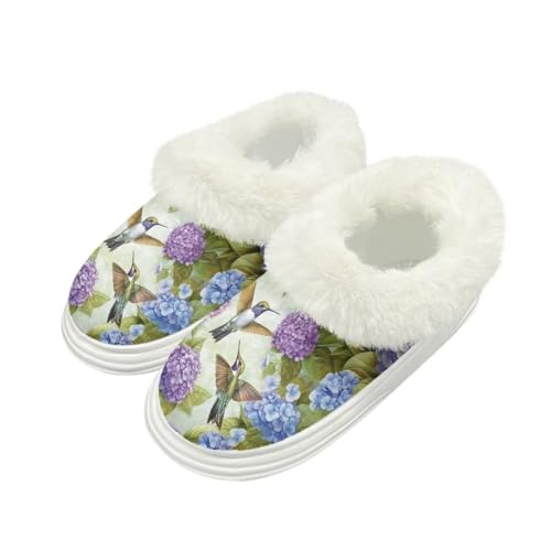 Womens Slippers Thick-Soled Shoes with Memory Foam Ligntweight and Soft
