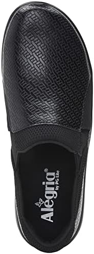 Alegria Duette - Stylish and Supportive Women's Nursing Shoe for All-Day Comfort - Nursing and Healthcare Professionals Black Woven 11 US | Image 3