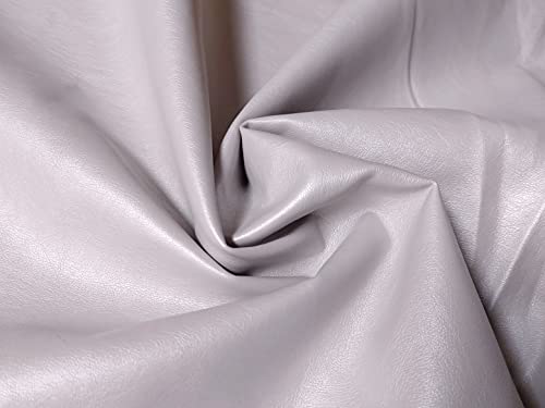 Tissu en similicuir gris clair pour refaire des chaises de salon