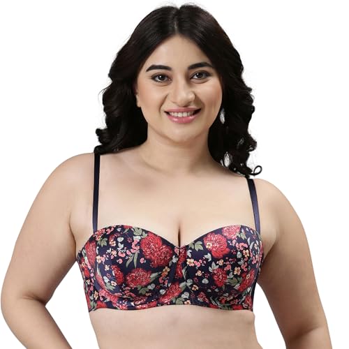 Image of Enamor Strapless Multiway Styling Women's T-Shirt Bra - Padded, Wired, Medium Coverage - F074 (Available in Plus Sizes)