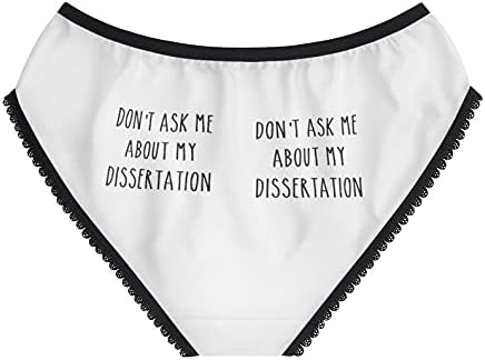 SpreadPassion Dissertation Panties, Dissertation Underwear, Briefs, Cotton Briefs, Funny Underwear, Panties For Women
