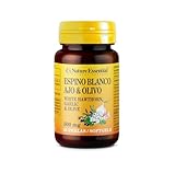 Nature Essential | Espino Blanco, Ajo y Olivo | 50 Cápsulas | Con Extractos Naturales y Propiedades Antioxidantes