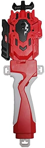 Beyblades Launcher And Grip , Battling Burst String Launcher Gyro Light Sparking Left&Right Lr Spin Top Compatible With All Bey Burst Series Bey Battling Beyblades(Red) For Kids