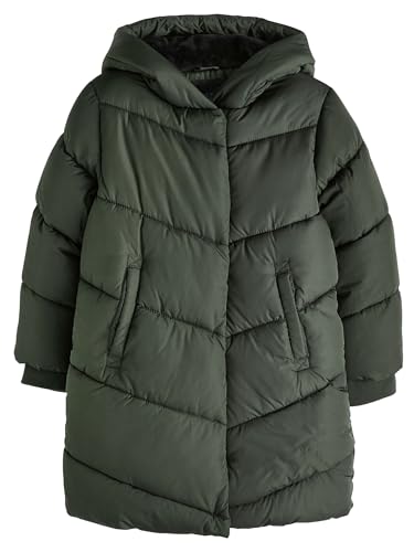 Manteau à capuche déperlant fille fini le froid avec la doublure fausse fourrure NEXT