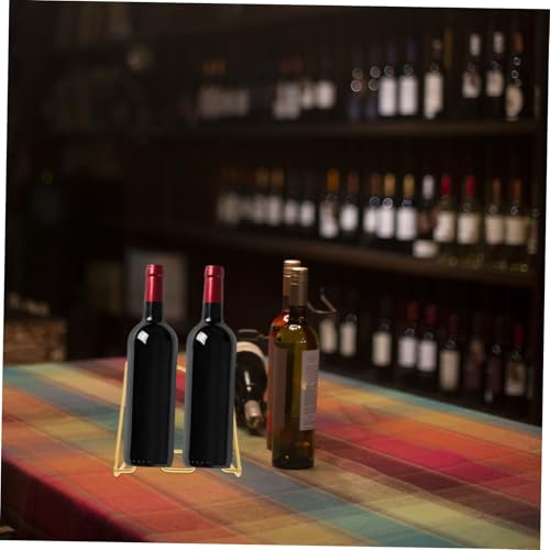 Soporte Moderno de Hierro para Botellas de Vino miniatura 4