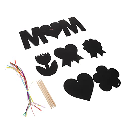 Toddmomy Mother's Day Scratch Painting Set Boys and Girls DIY 1 Set of Festival Decor Scratch Paper Mother's Day Present Idea