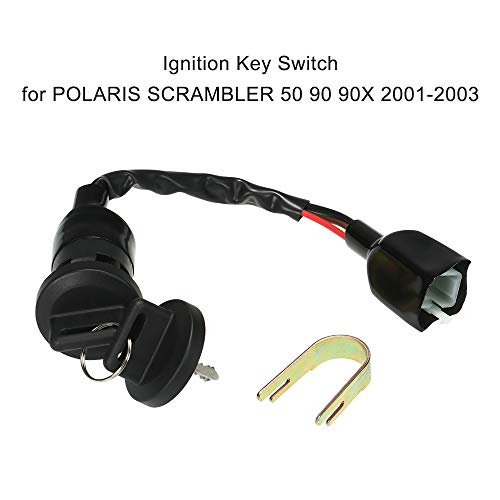 Yorten Chave de ignição compatível com POLARISAHA ​​SCRAMBLER 50 90 90X 2001-2006