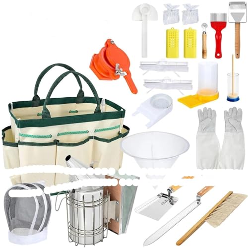 Ensemble d'outils d'apiculture haut de gamme en acier inoxydable